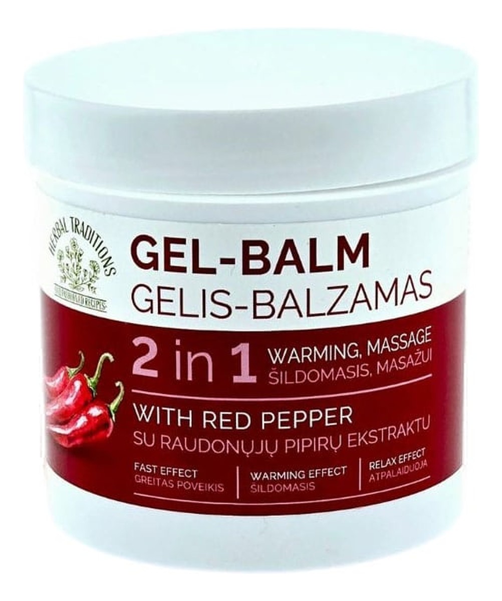 Żel-balsam 2 w 1 z papryką czerwoną