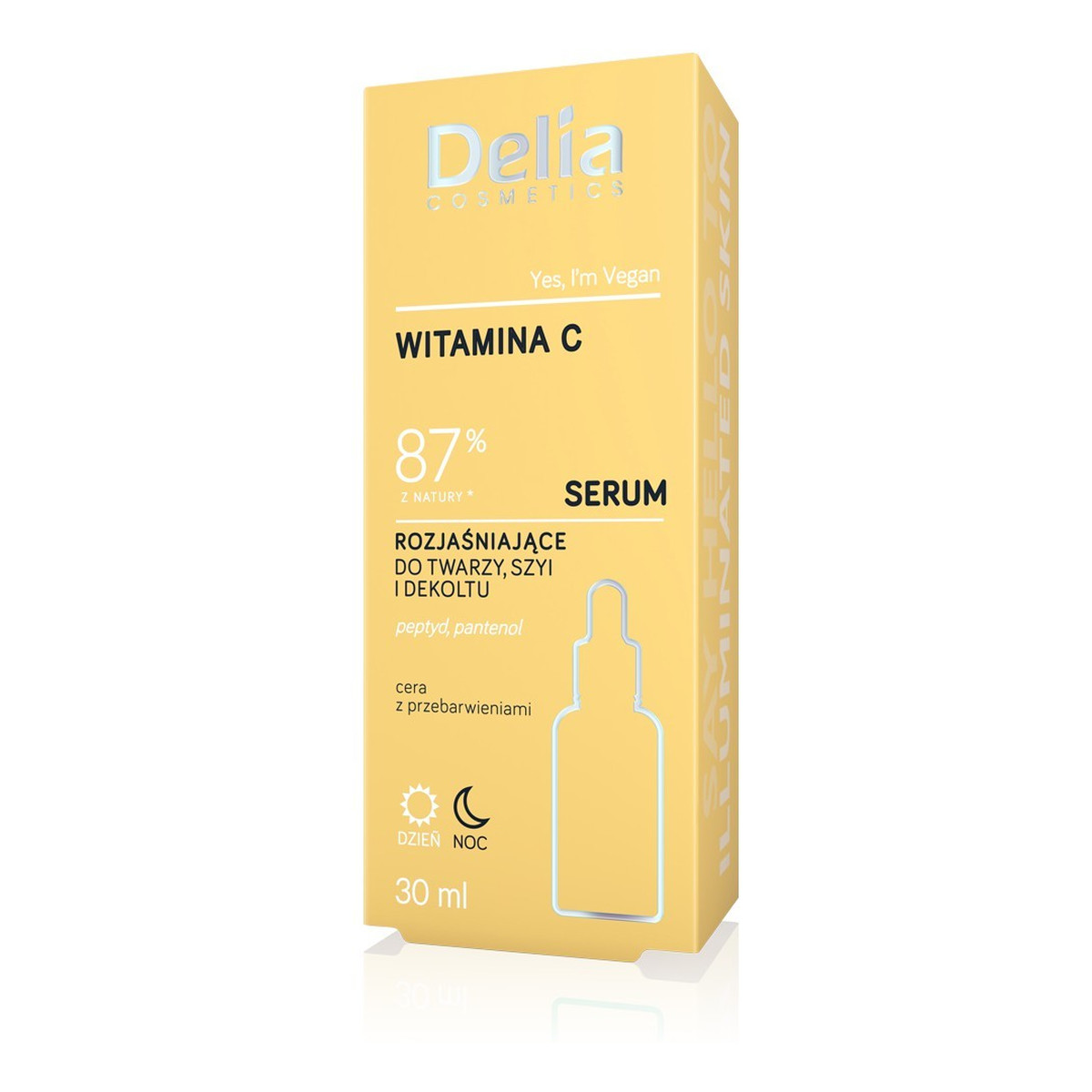 Delia WITAMINA C Serum rozjaśniające do twarzy,szyi i dekoltu na dzień i noc 30ml