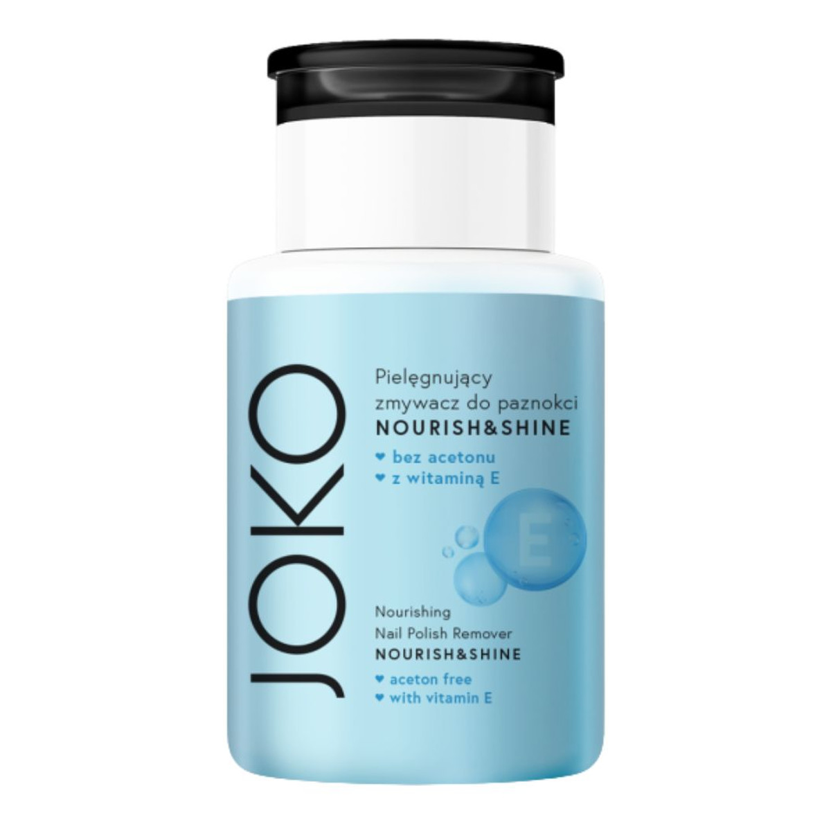 Joko Nourish shine pielęgnujący zmywacz do paznokci 200ml