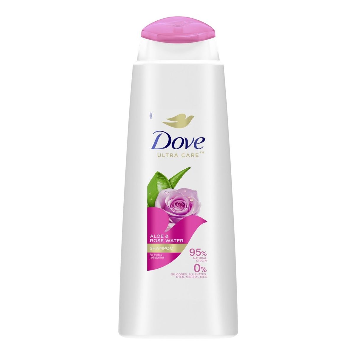 Unilever Dove ultra care odwieżający szampon do każdego typu włosów aloe & rose water 400ml