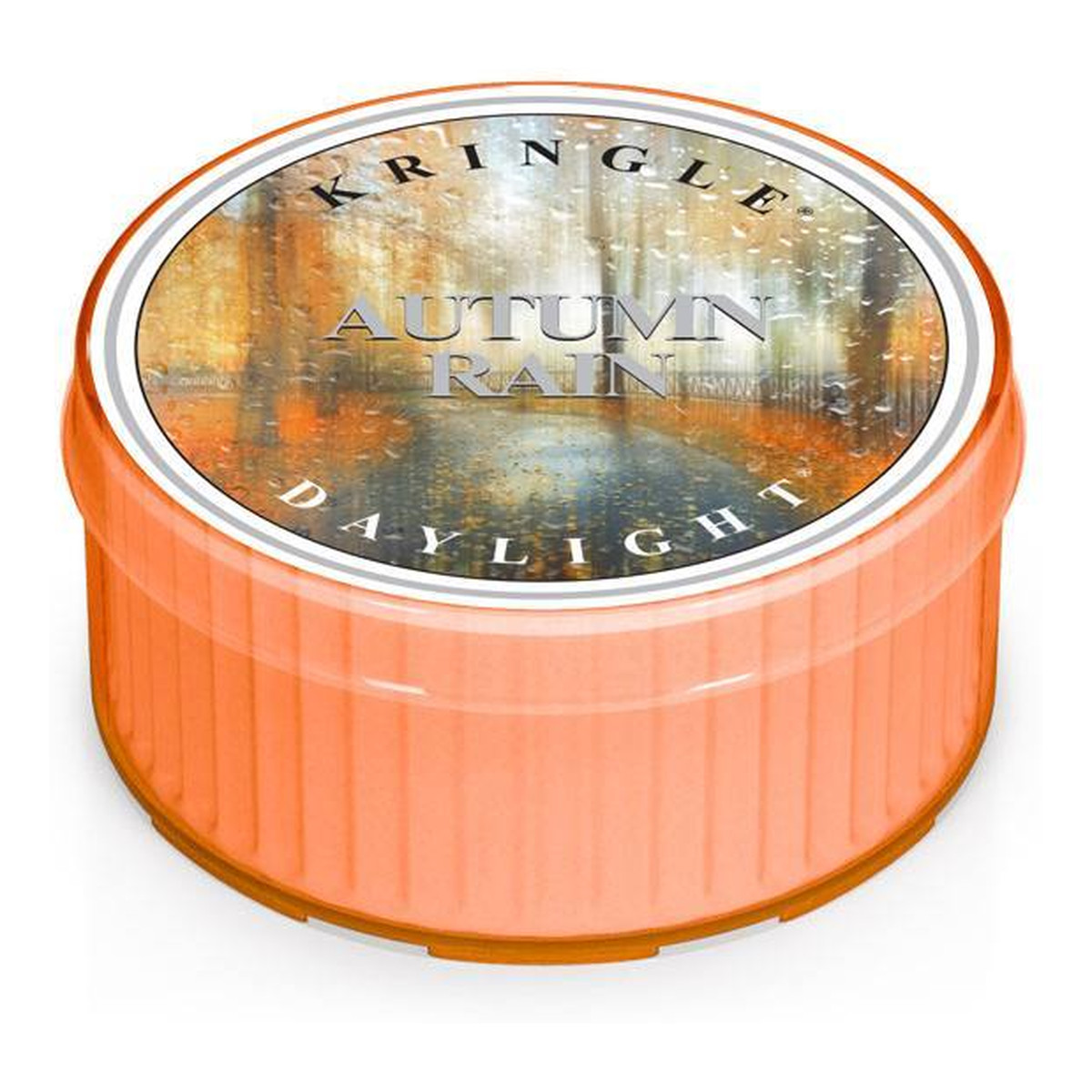 Kringle Candle Coloured Daylight Autumn Rain Świeczka Zapachowa Jesienny Deszcz 52g