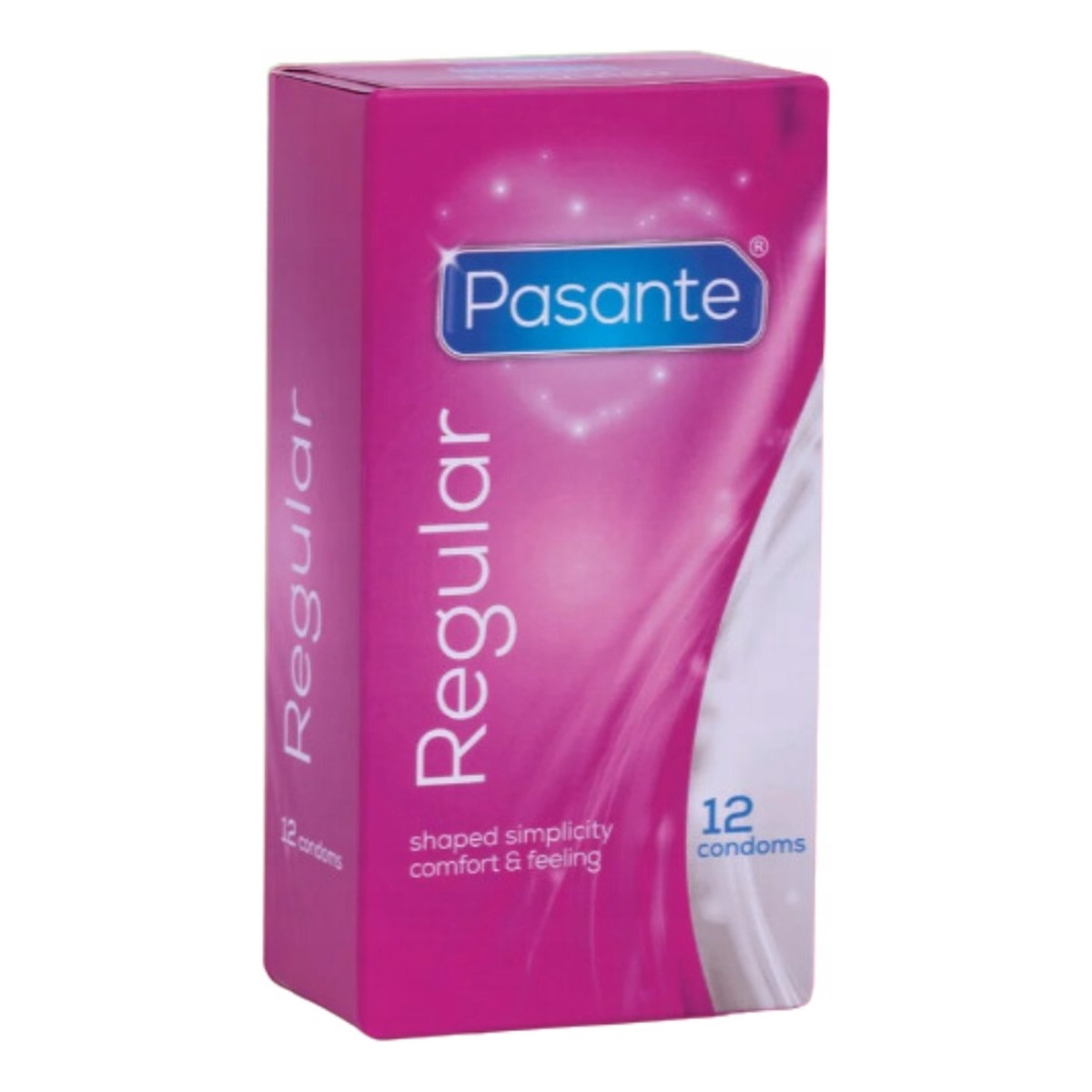 Pasante Regular lubrykowane prezerwatywy o anatomicznym kształcie 12szt