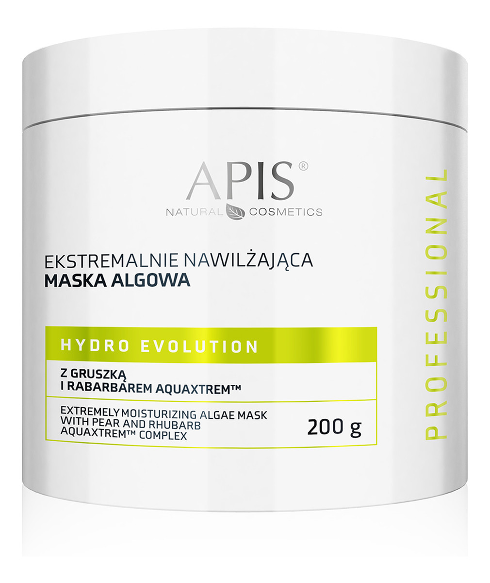 ekstremalnie nawilżająca maska algowa z gruszką i rabarbarem AQUAXTREM™
