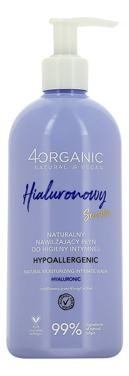 Naturalny płyn do higieny intymnej hialuronowy