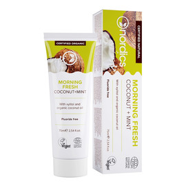 Natural morning fresh natural toothpaste naturalna pasta do zębów bez fluoru coconut + mint