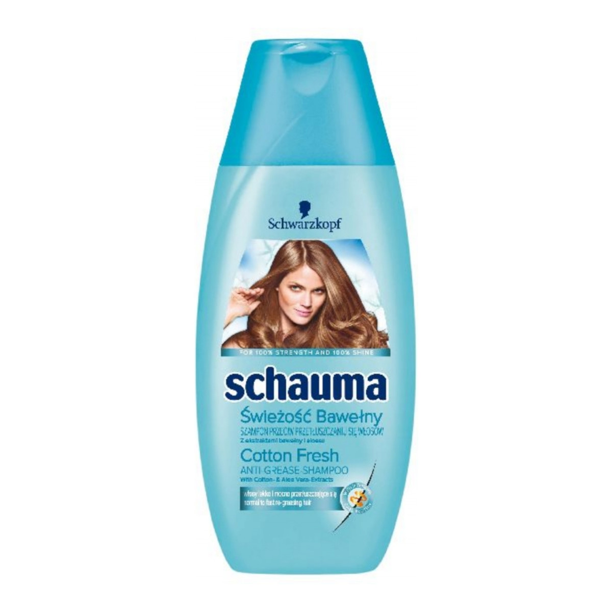 Schauma Świeżość Bawełny Szampon Do Włosów 400ml