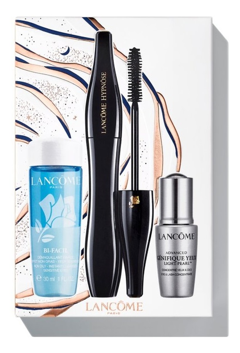 Zestaw tusz do rzęs 01 noir hypnotic 6.5ml + płyn do demakijażu oczu 30ml + serum pod oczy 5ml