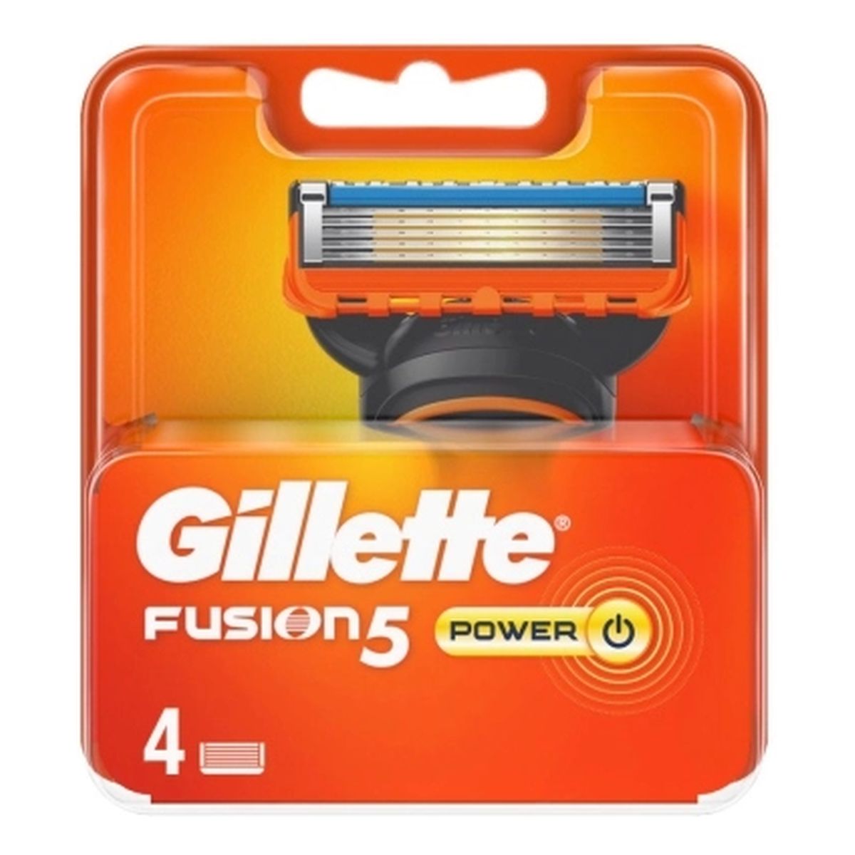 Gillette Power Fusion Wkłady Do Maszynki 4szt.