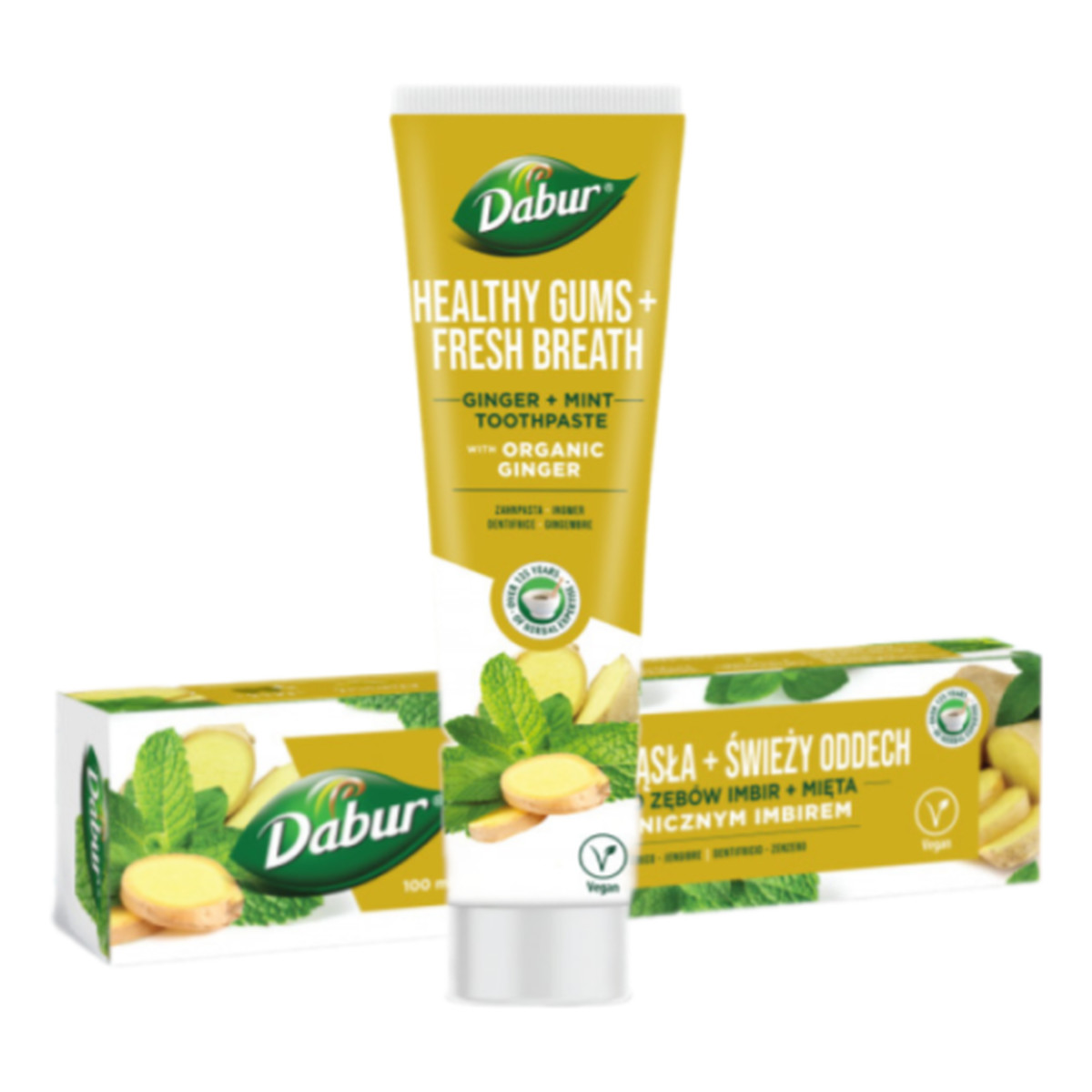 Dabur Pasta do zębów Dabur z Organicznym Imbirem i Mięta 100ml