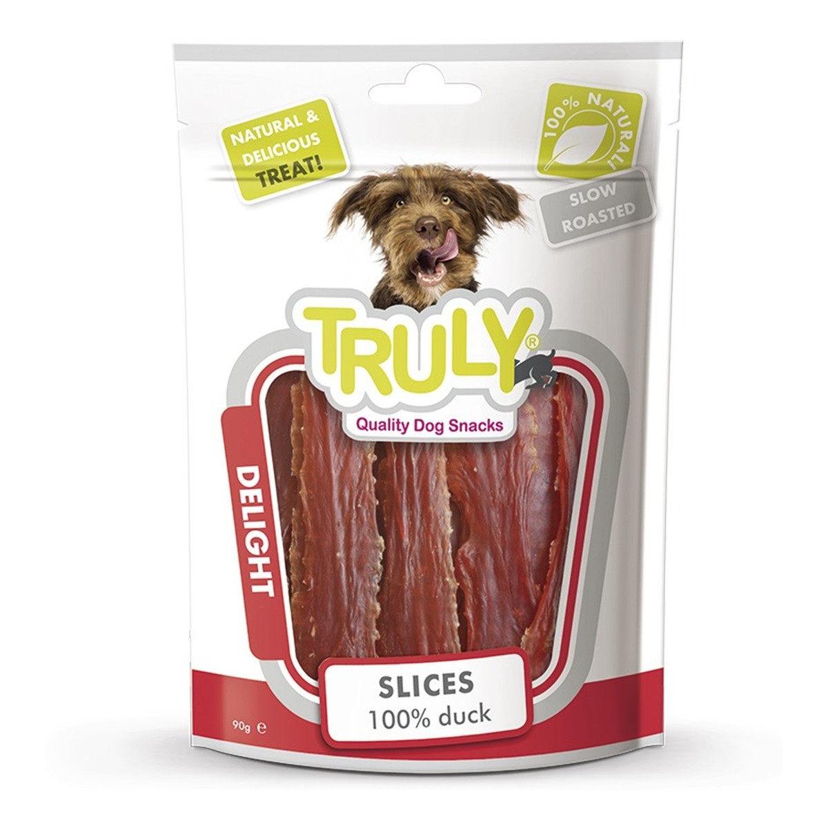 Truly Dog snacks przekąski dla psa delight-kawałki kaczki (100%) 90g