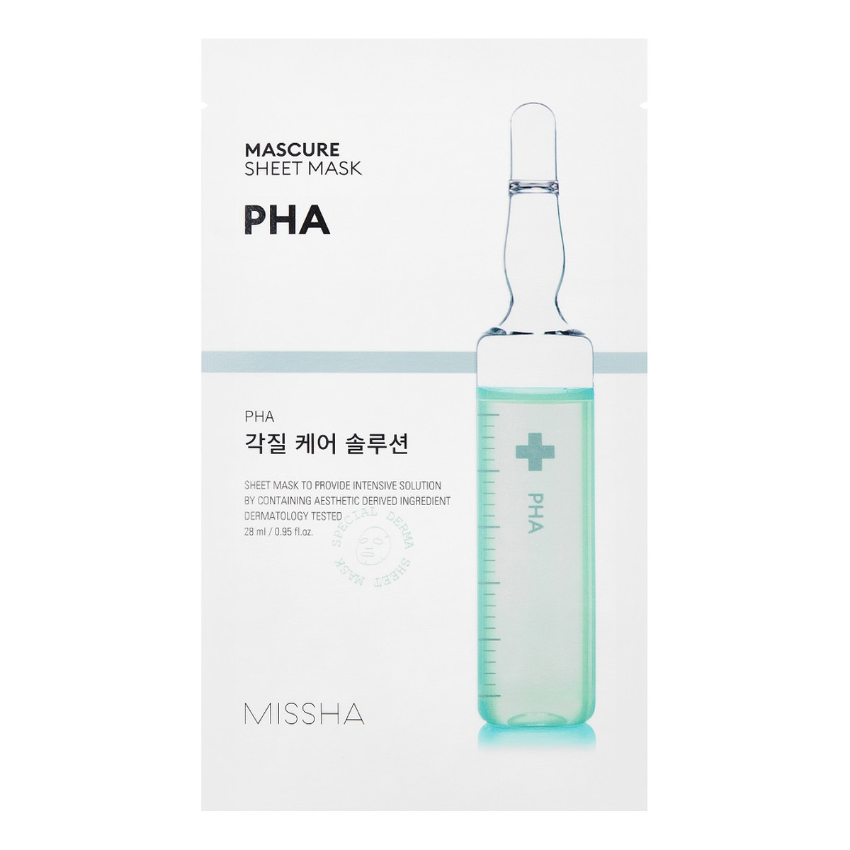 Missha Mascure pha złuszczająco-oczyszczająca maseczka w płachcie 28ml