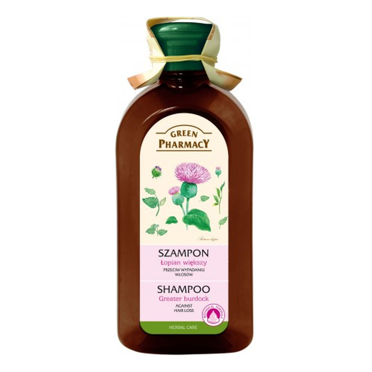 Green Pharmacy Herbal Cosmetics Hair Care Szampon Przeciw Wypadaniu Łopian Większy 350ml