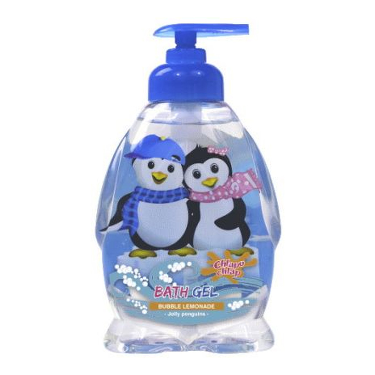 Chlapu Chlap Wesołe Pingwiny żel Żel do kąpieli o zapachu słodkiej oranżady 370ml