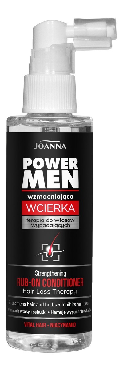 Power men wcierka wzmacniająca do włosów wypadających