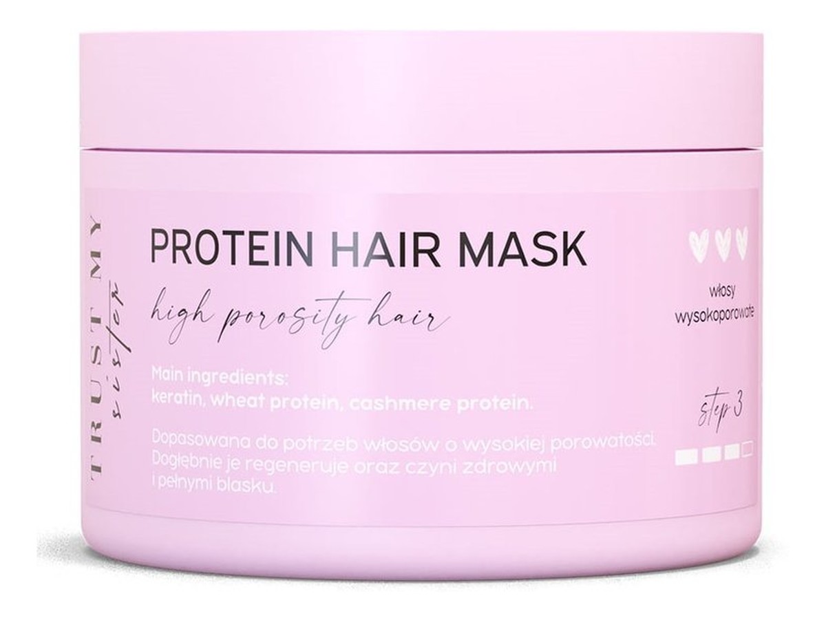 Proteinowa maska do włosów wysokoporowatych