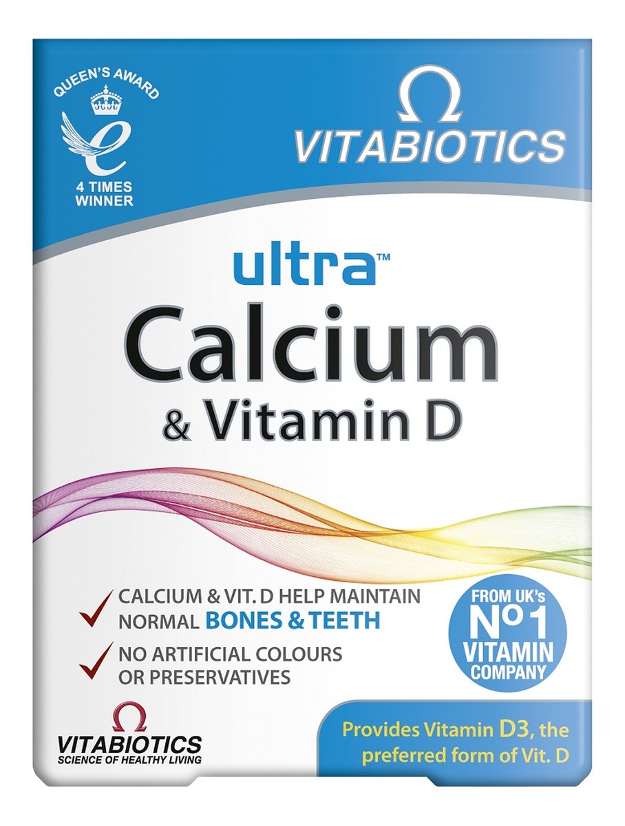 Ultra calcium vitamin d suplement diety 30 tabletek