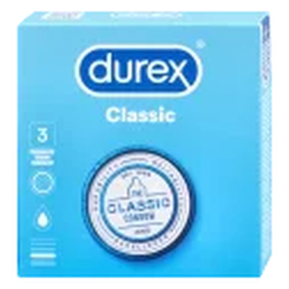 Durex Classic Prezerwatywy 3szt.