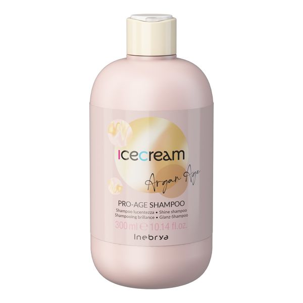 Inebrya Ice cream argan age nabłyszczający szampon z olejkiem arganowym 300ml