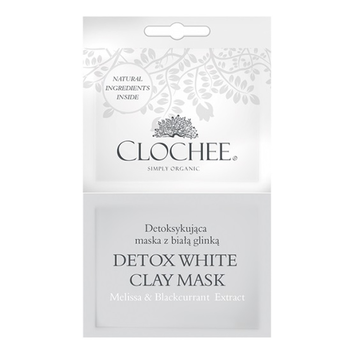 Clochee detoksykująca maska z białą glinką 2 x 6ml 6ml