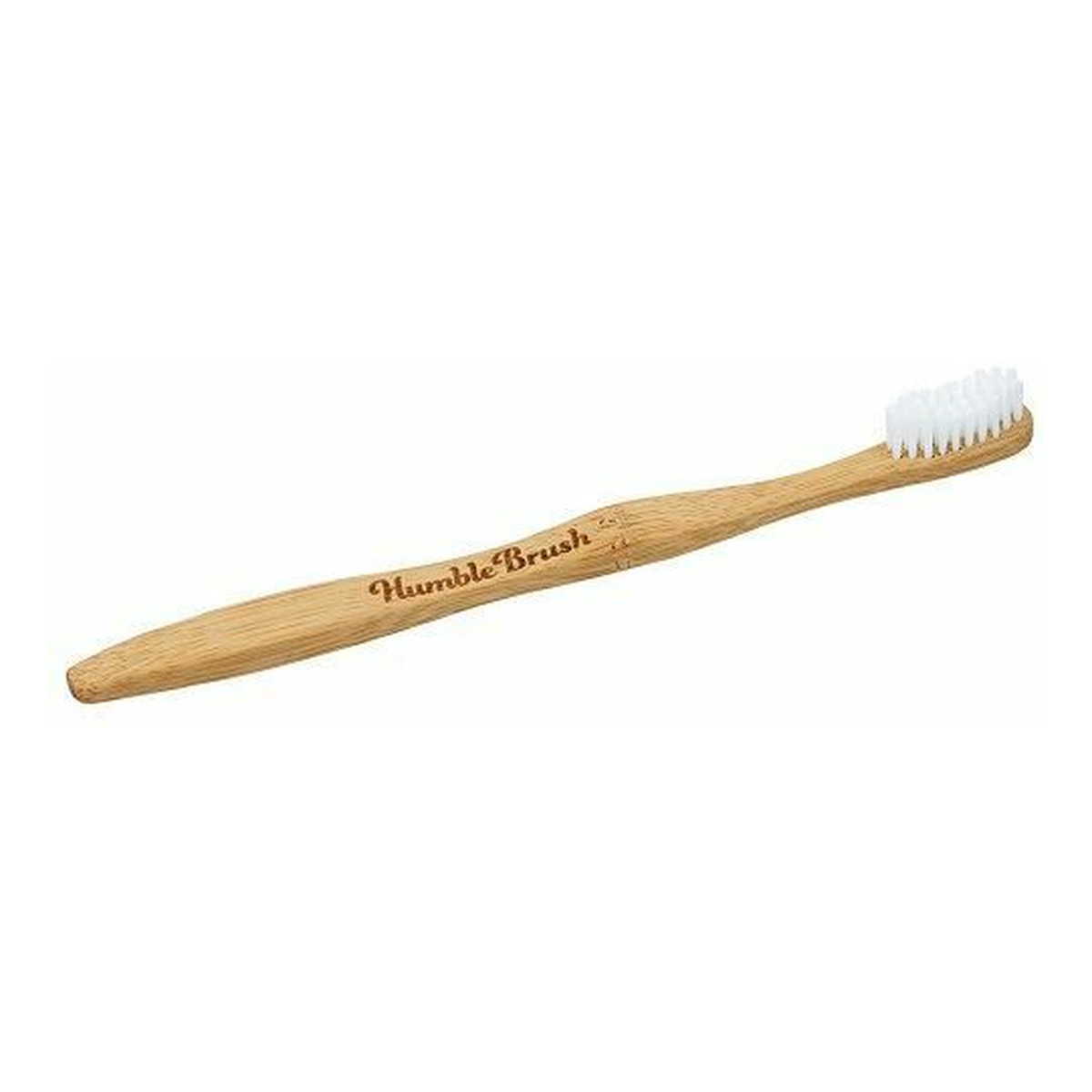 Humble Brush SOFT bambusowa Szczoteczka do zębów biała 19cm