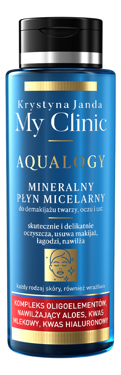 My clinic aqualogy mineralny płyn micelarny