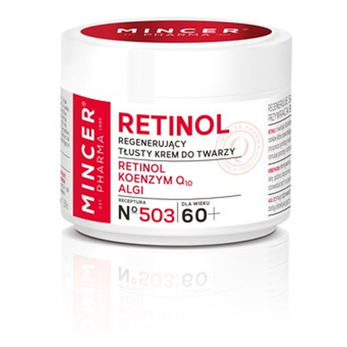 Mincer Pharma Retinol 60+ Regenerujący Tłusty Krem Do Twarzy No 503 50ml