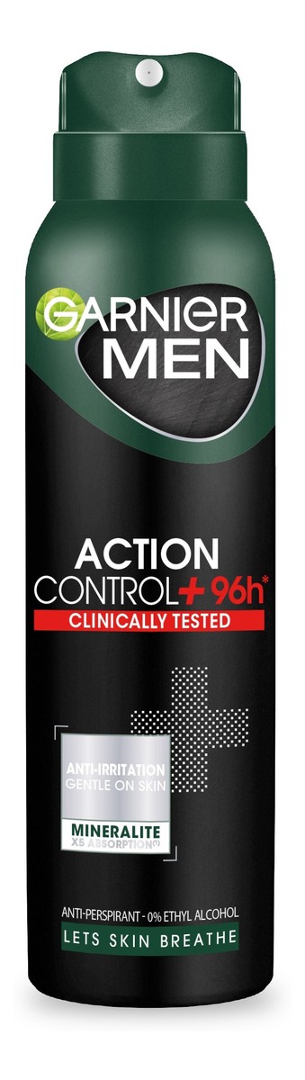 Dezodorant spray Action Control 96h+ Clinically Tested