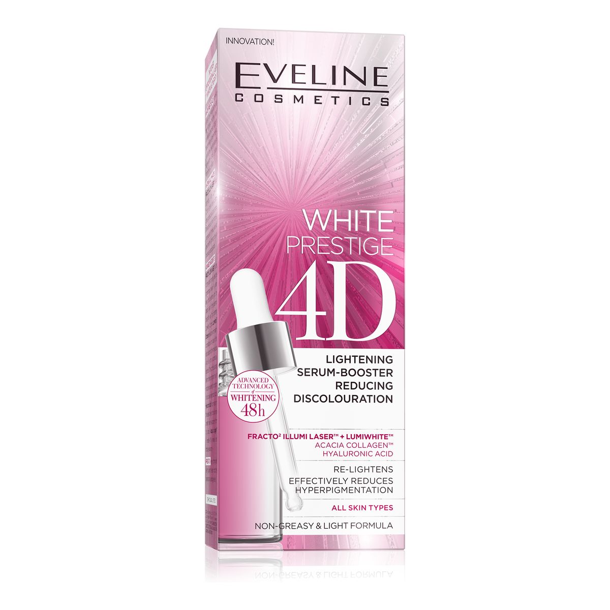 Eveline White Prestige 4D Serum do twarzy wybielające 18ml
