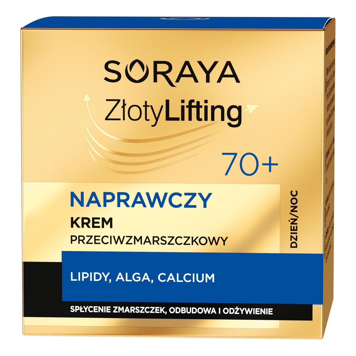 Soraya Złoty lifting naprawczy Krem przeciwzmarszczkowy 70+ na dzień i noc 50ml