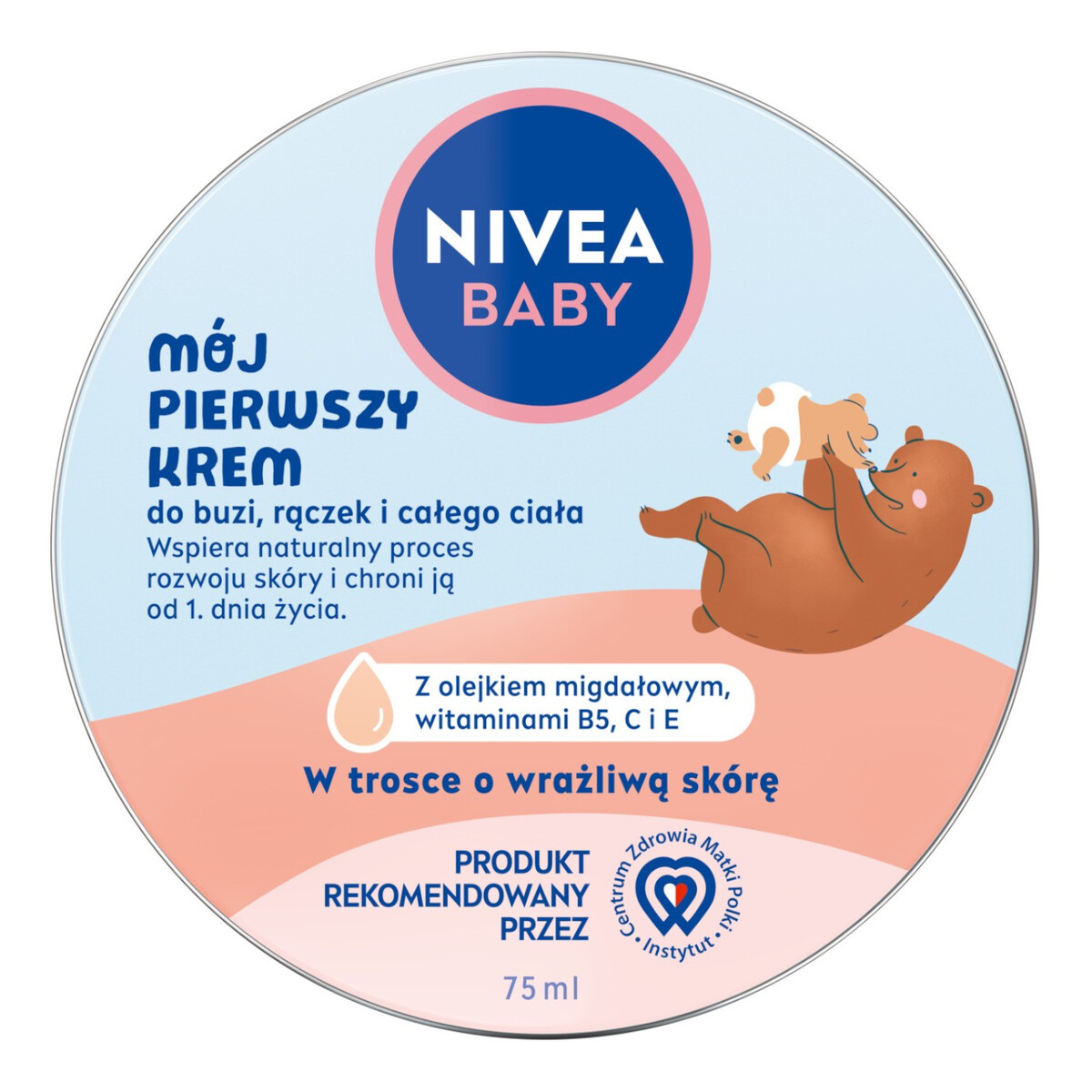Nivea Baby mój pierwszy Krem krem do buzi, rączek i całego ciała 75ml