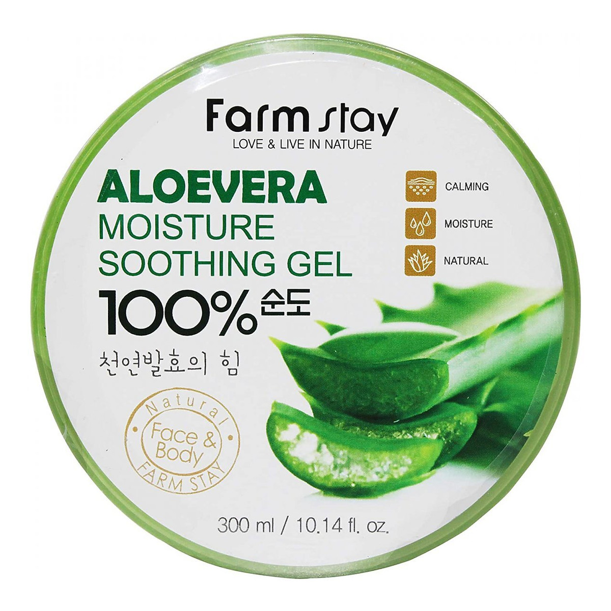 Farmstay Aloevera moisture soothing gel koreański aloesowy żel 300ml