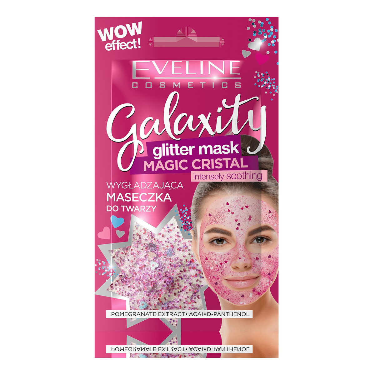Eveline Glitter Maseczka wygładzająca z brokatem 10ml