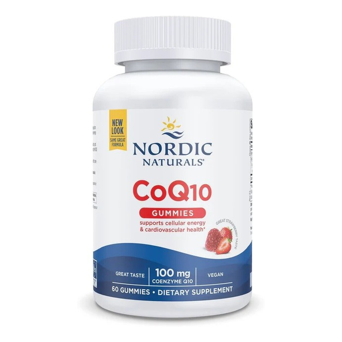 Nordic Naturals CoQ10 Gummies suplement diety w Żelkach truskawka 60szt