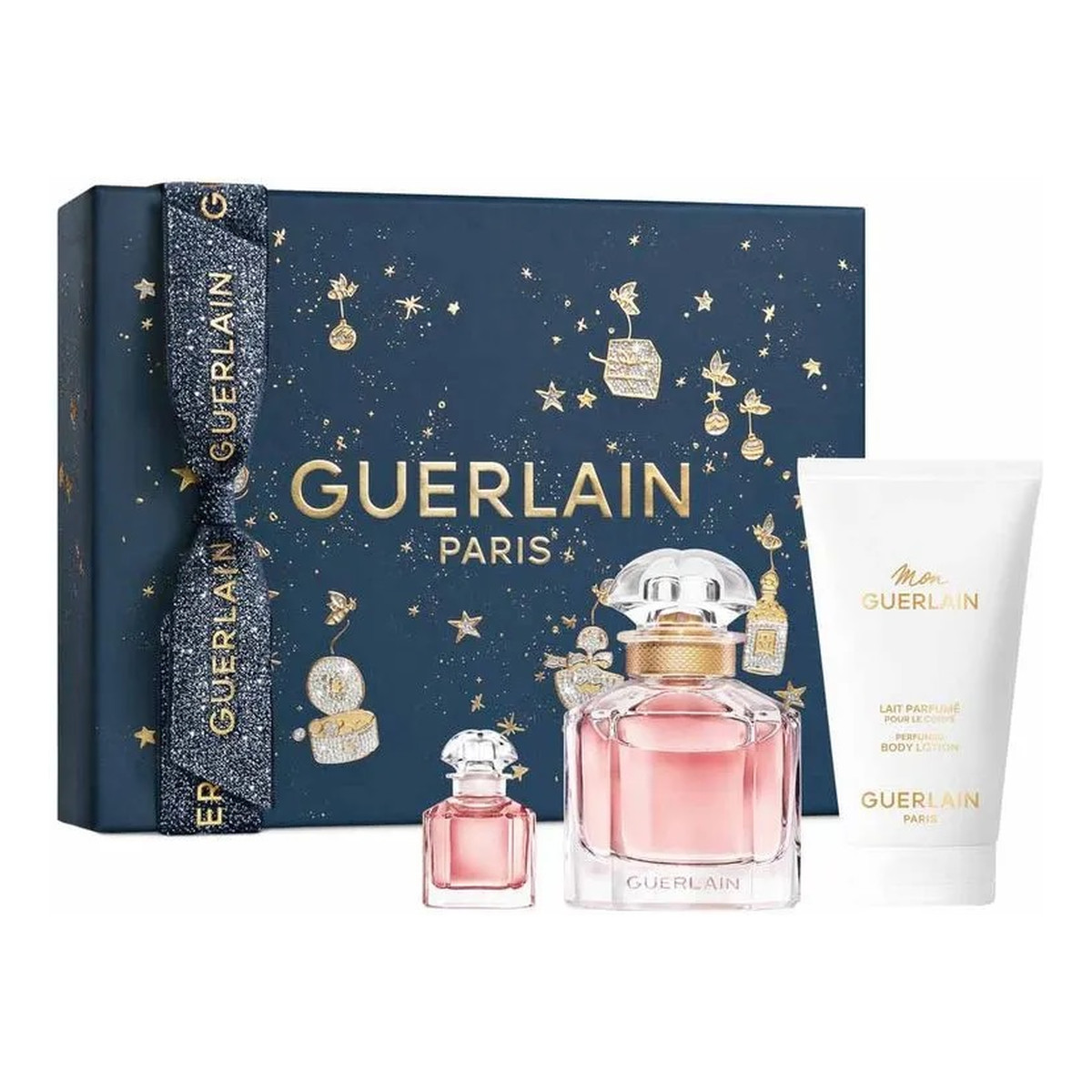 Guerlain Mon Guerlain Zestaw woda perfumowana spray 50ml + balsam do ciała 75ml + miniatura wody perfumowanej 5ml