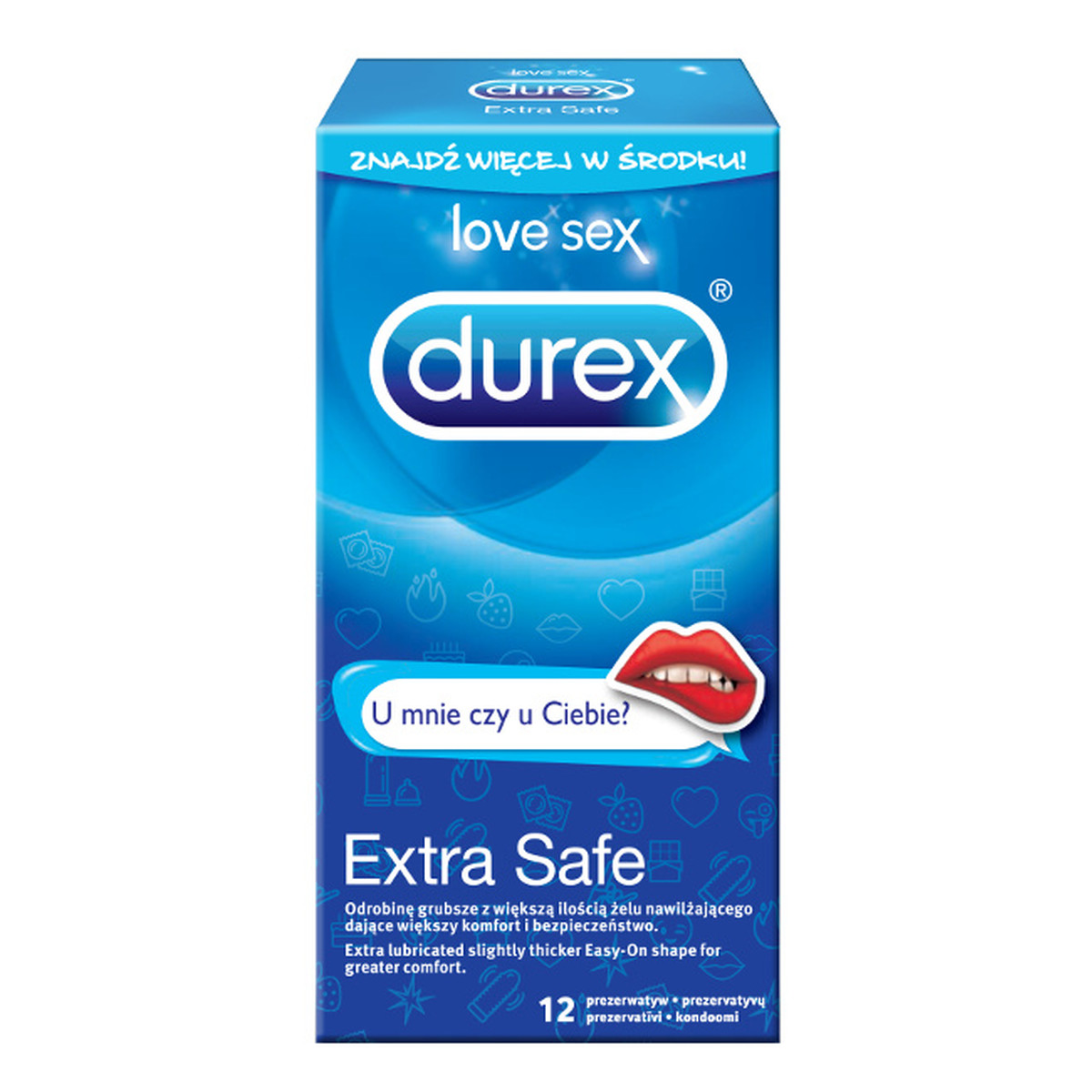 Durex Extra Safe Emoji prezerwatywy 12szt