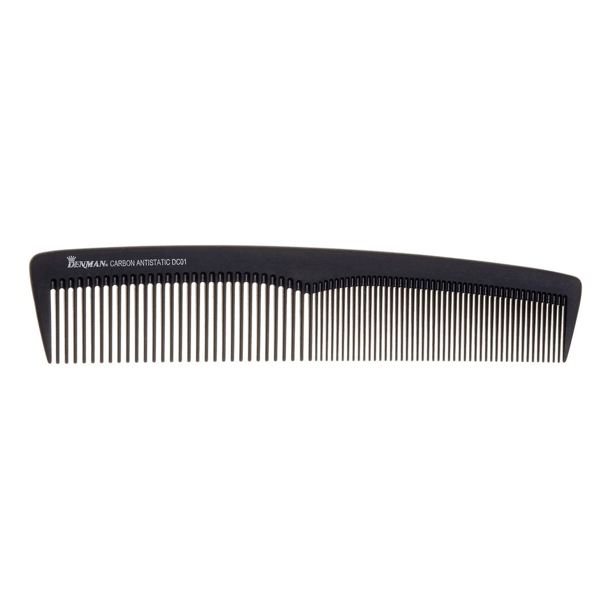 Denman Dc01 carbon comb large dressing grzebień do włosów black