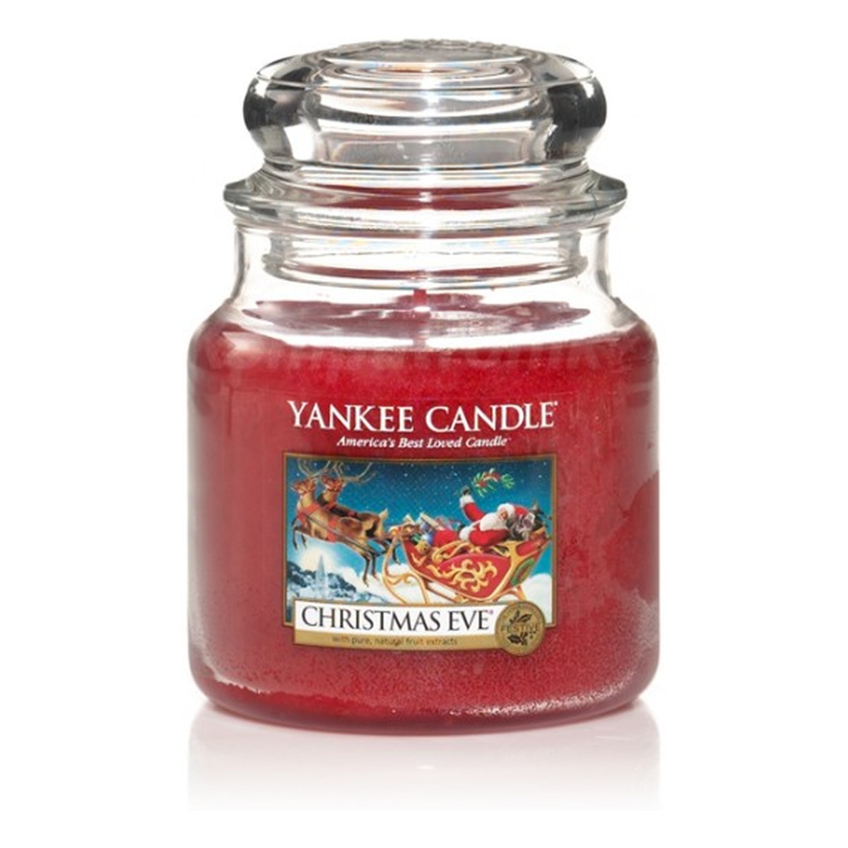 Yankee Candle Med Jar średnia świeczka zapachowa Christmas Eve 411g