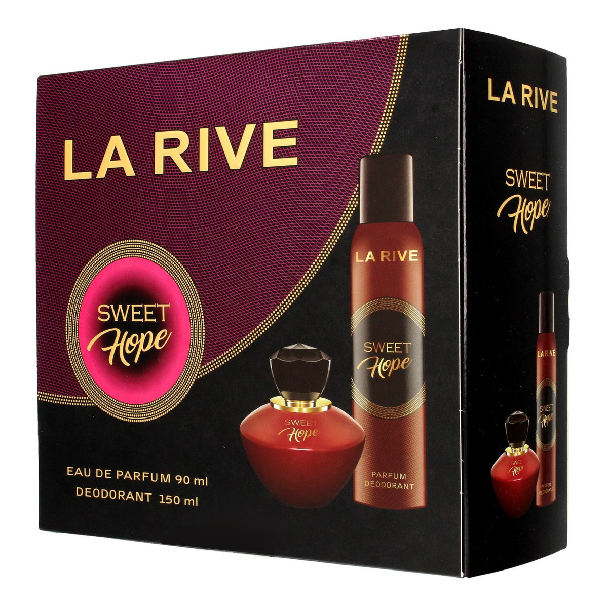 La Rive for Woman Sweet Hope Zestaw prezentowy (Woda perfumowana 90ml+dezodorant spray 150ml)