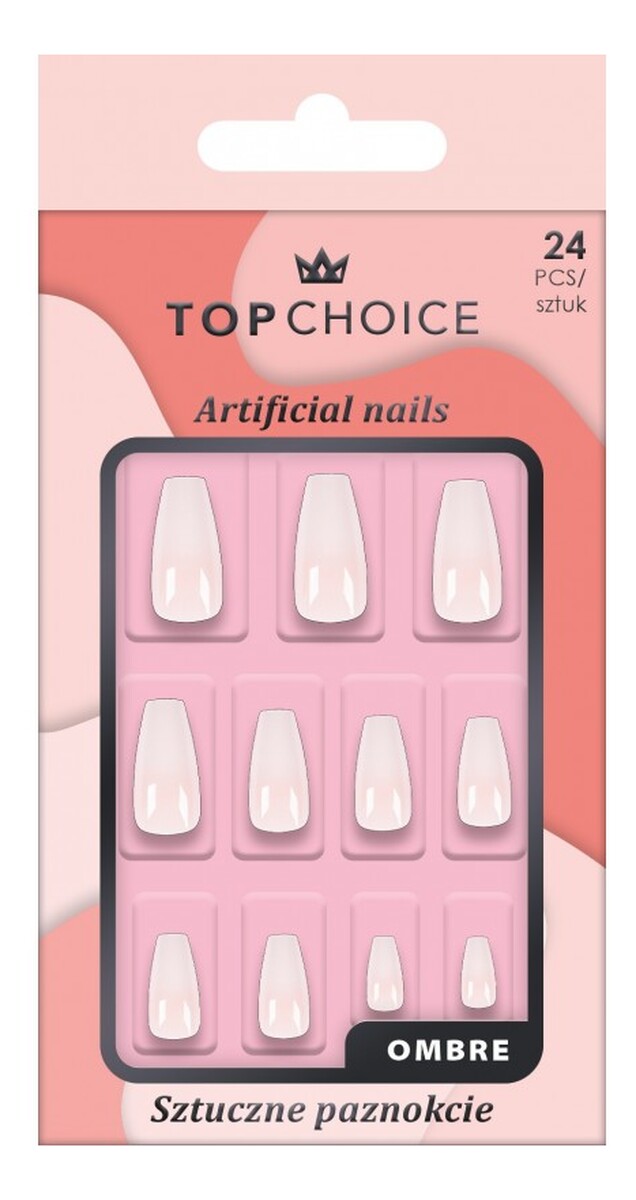 Sztuczne paznokcie Ballerina Ombre