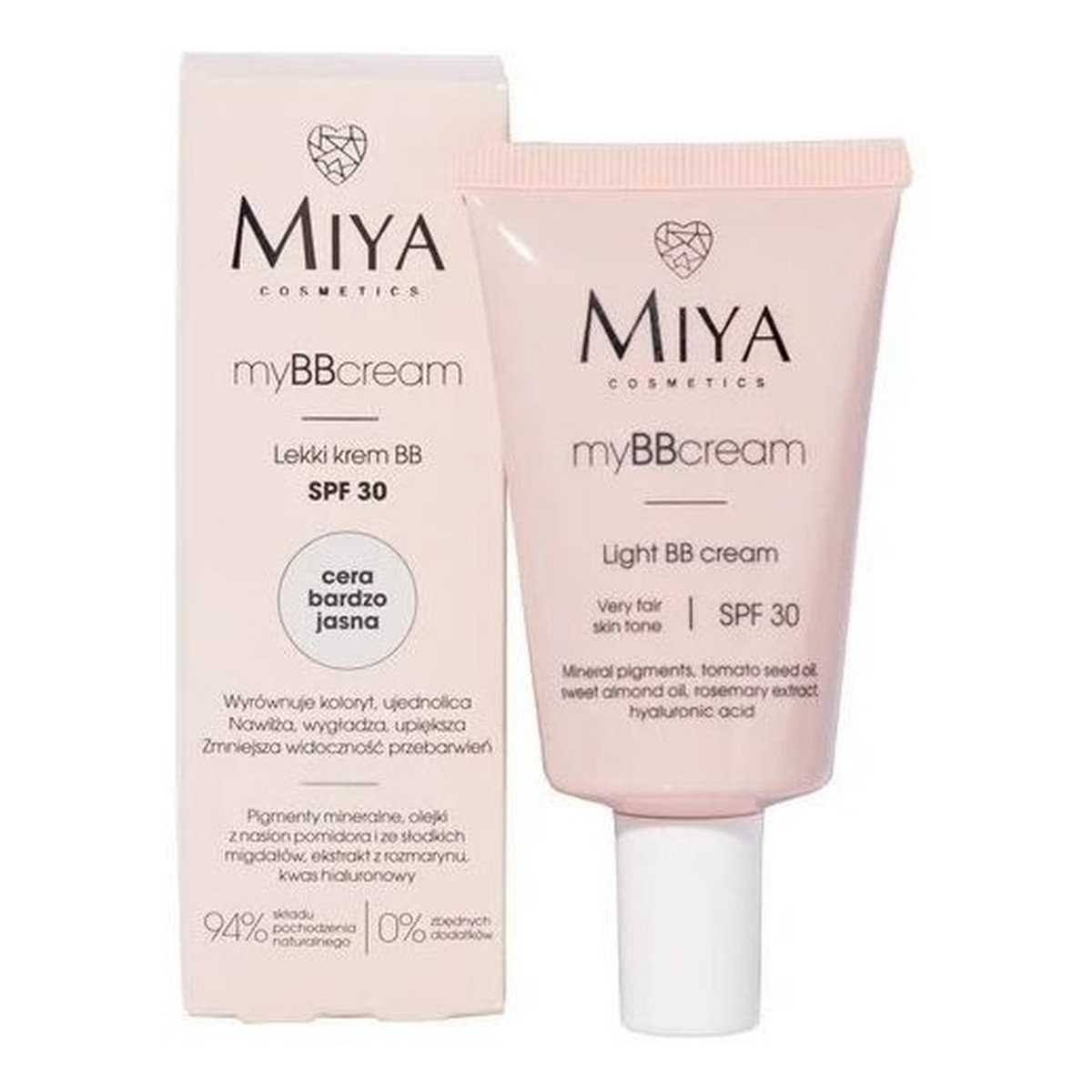 Miya Cosmetics myBBcream Lekki krem koloryzujący SPF30 40ml