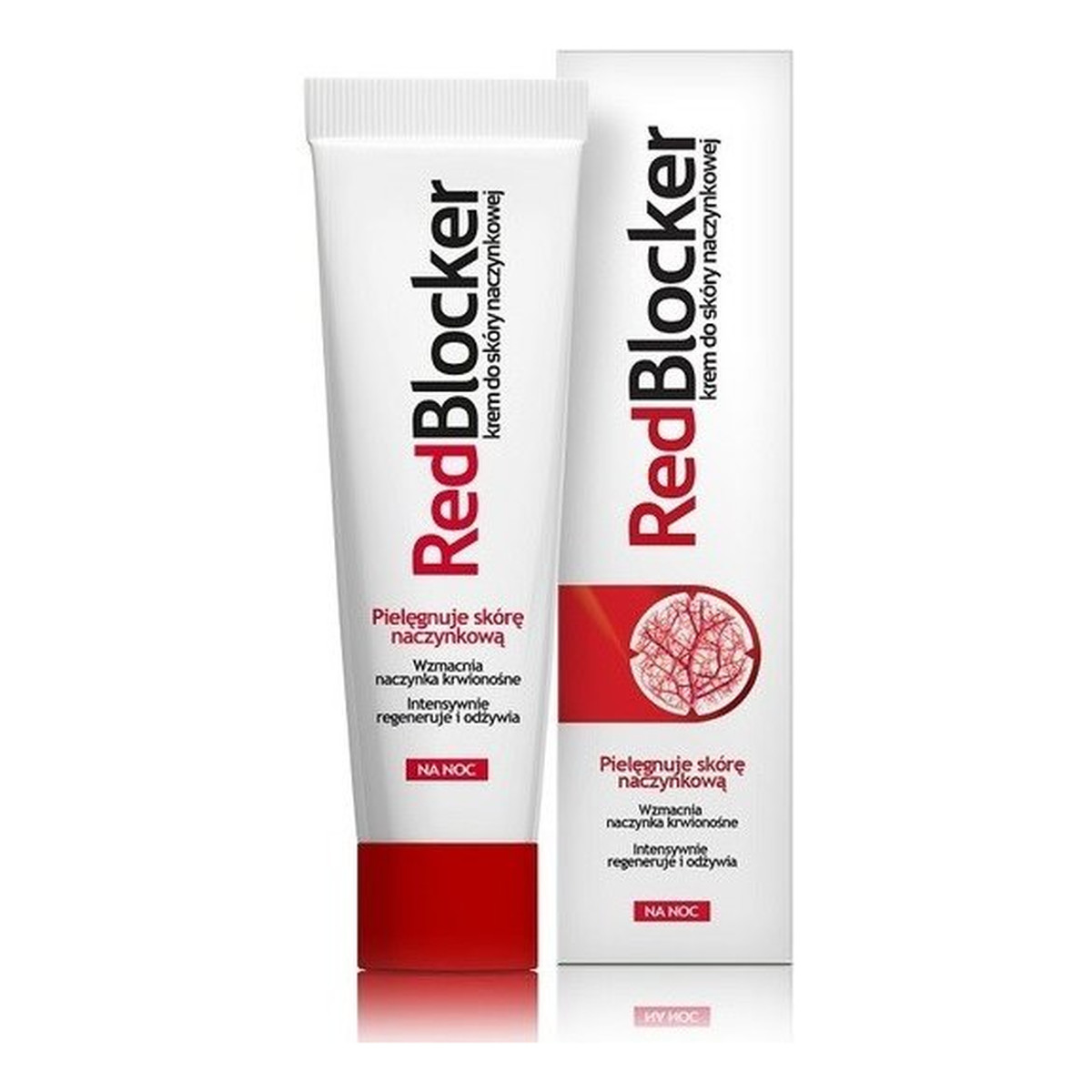 Redblocker Krem do twarzy na noc cera naczynkowa 50ml