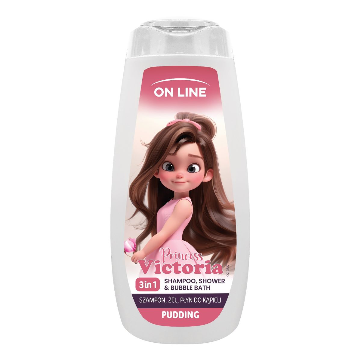 On Line Kids Princess Victoria 3w1 Szampon, Żel, płyn do kąpieli-pudding 400ml