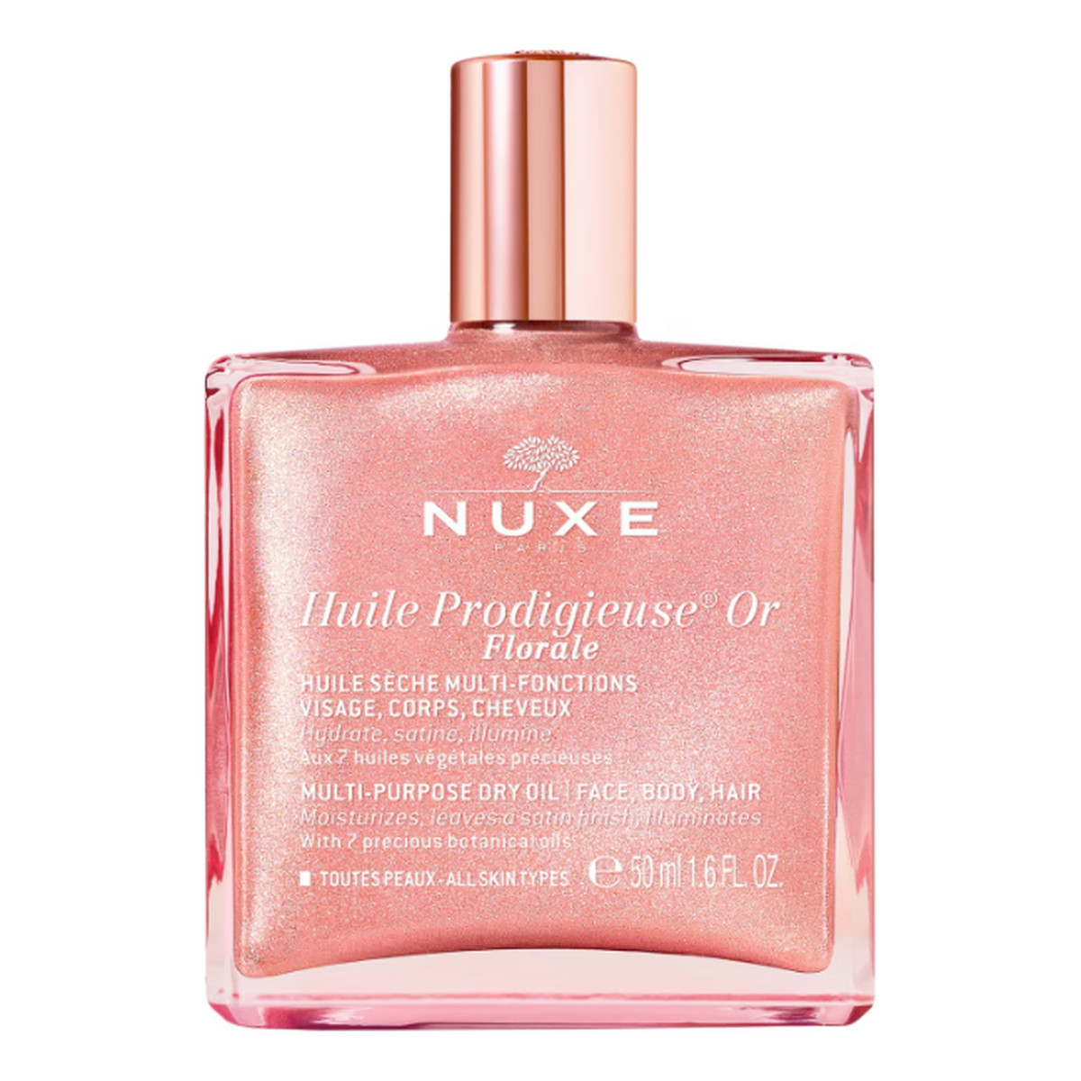 Nuxe Huile Prodigieuse Or Florale suchy olejek pielęgnacyjny do ciała twarzy i włosów 50ml