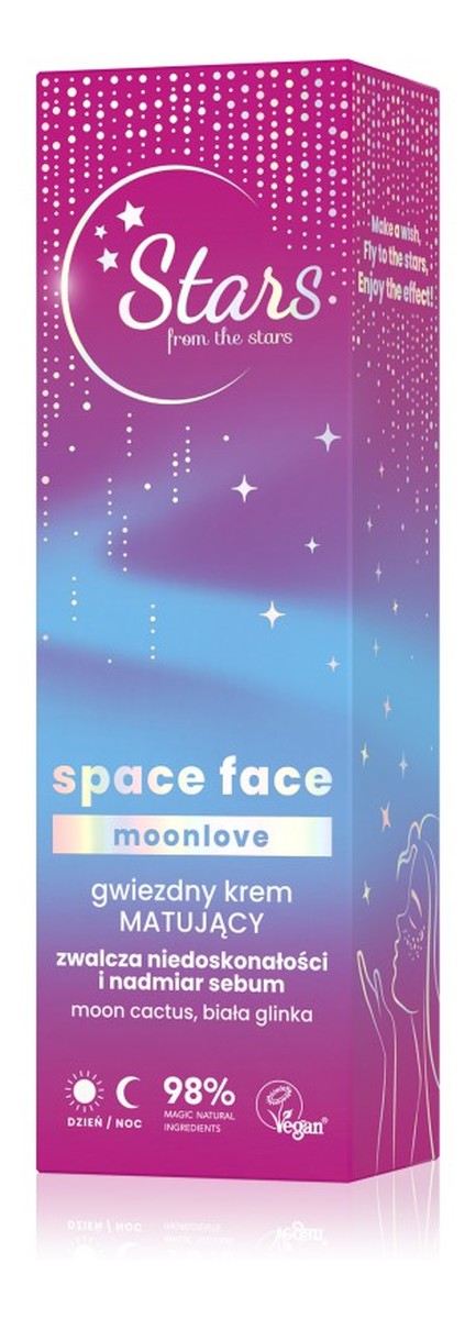 Moonlove Gwiezdny krem matujący