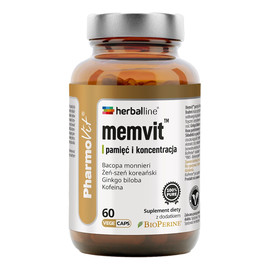 Memvit™ Pamięć I Koncentracja suplement diety 60 kapsułek
