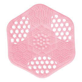 Foam sculpt pad 2w1 dysk z rączką do mycia i masażu ciała pink
