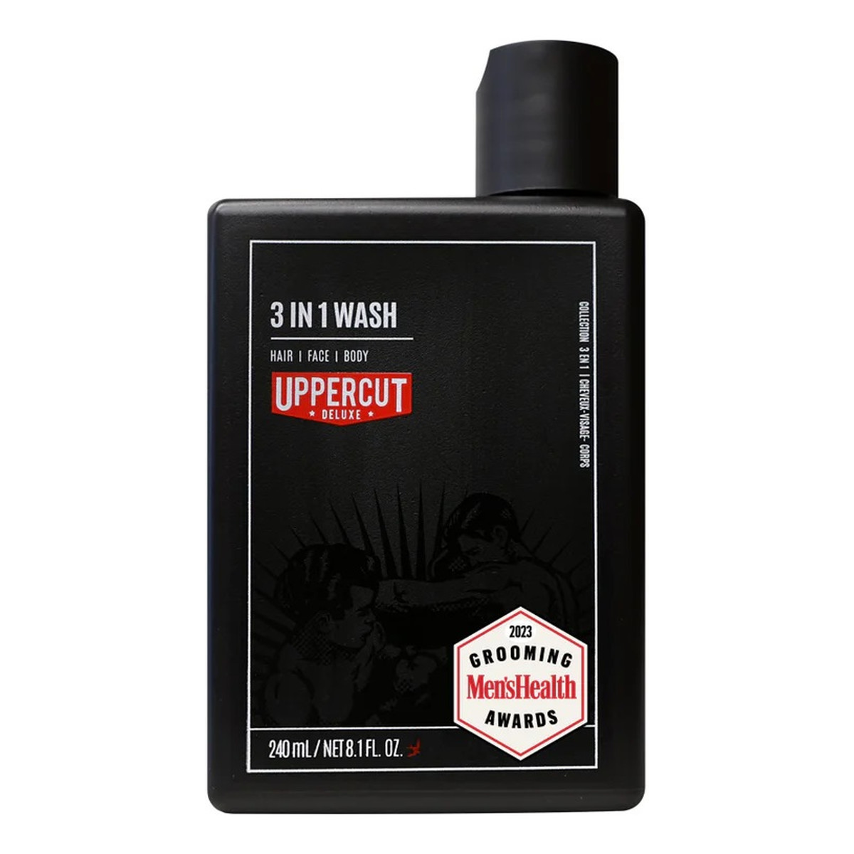 Uppercut 3 in 1 Wash Żel do mycia włosów twarzy i ciała 240ml