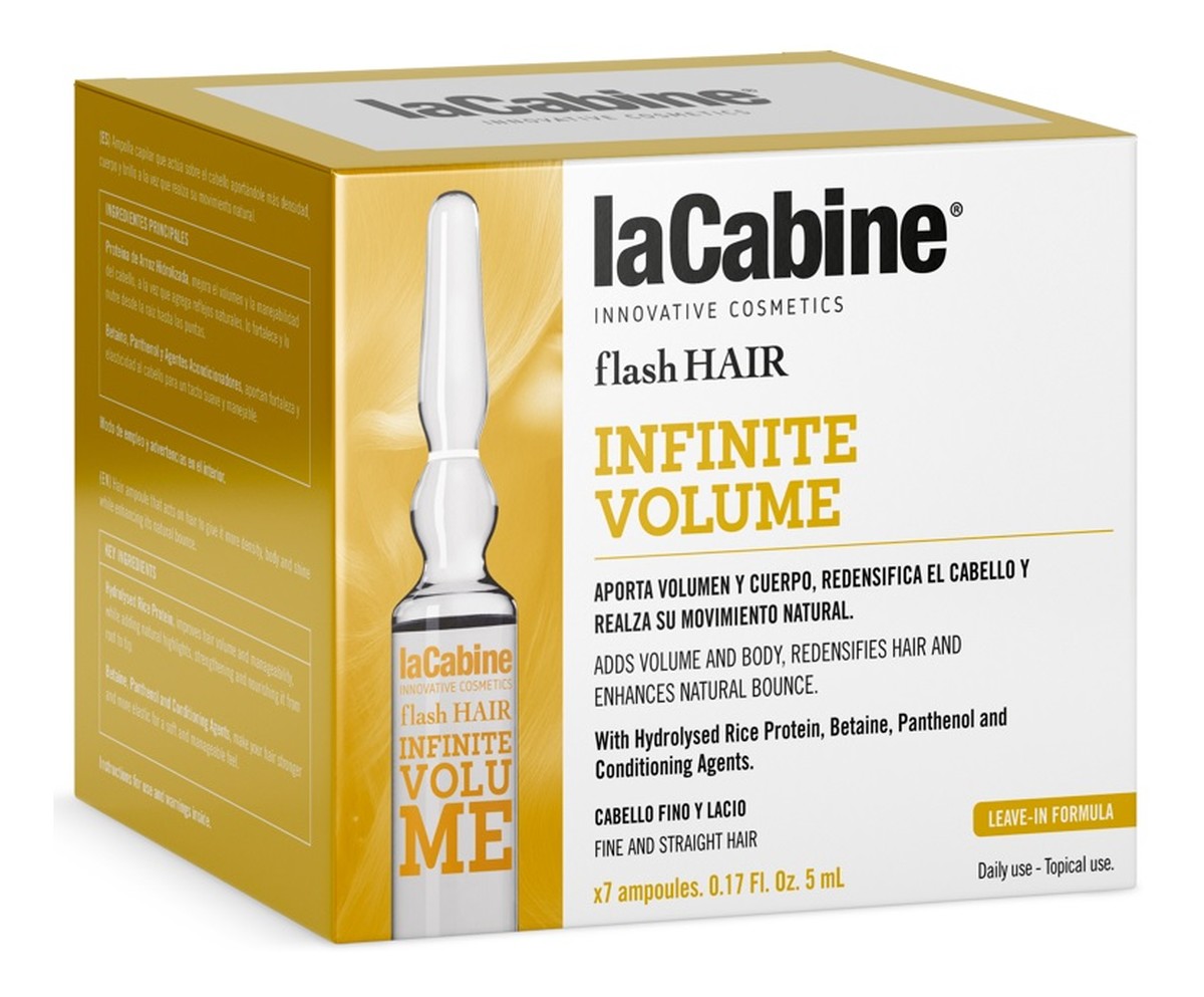 Infinite volume ampułki do włosów 7x
