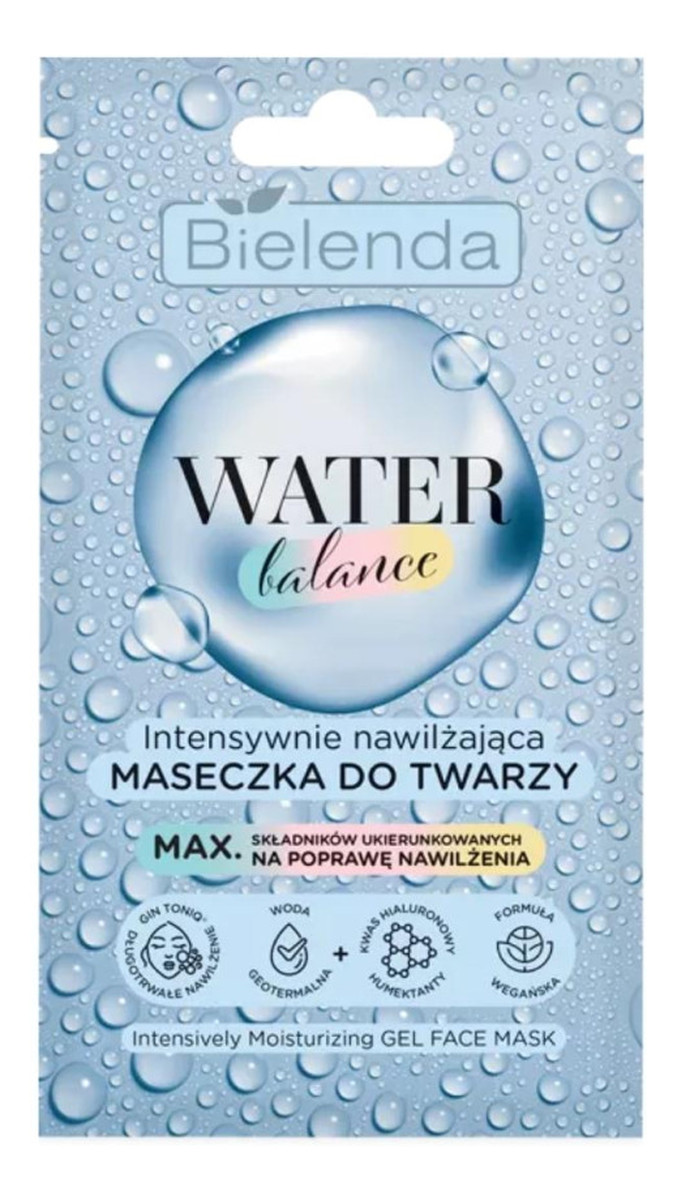 Intensywnie nawilżająca maseczka do twarzy