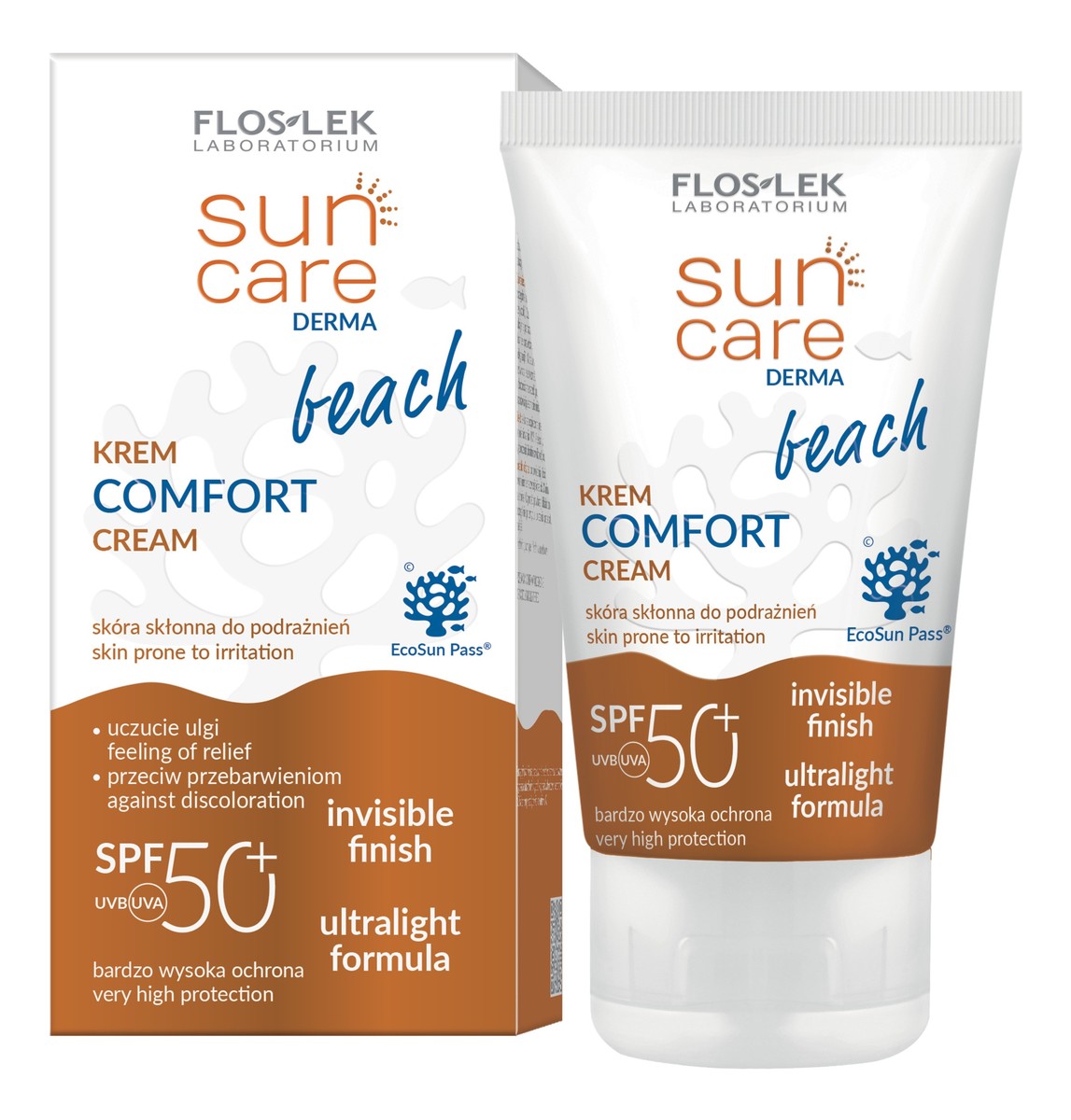 Derma Beach Krem do twarzy i ciała Comfort SPF50+